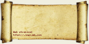 Valentina Aleksandrić vizit kartica